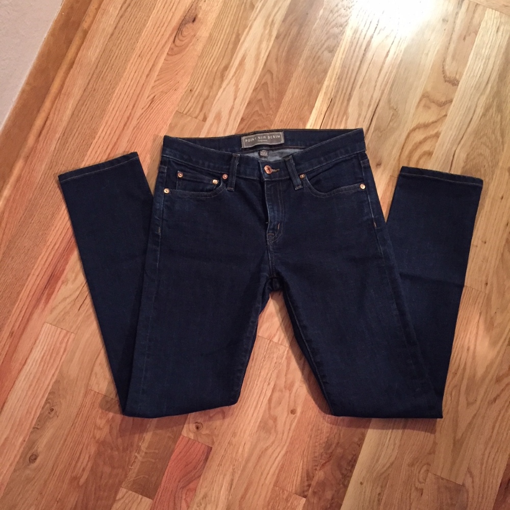 J. Crew Point Sur dark blue jeans, size 26